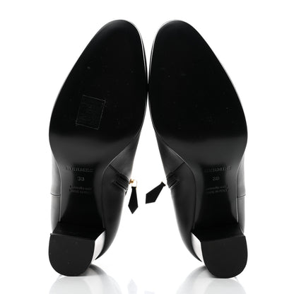 Hermes Calfskin Saint Germain Ankle Boots 38 Black 5 of 9