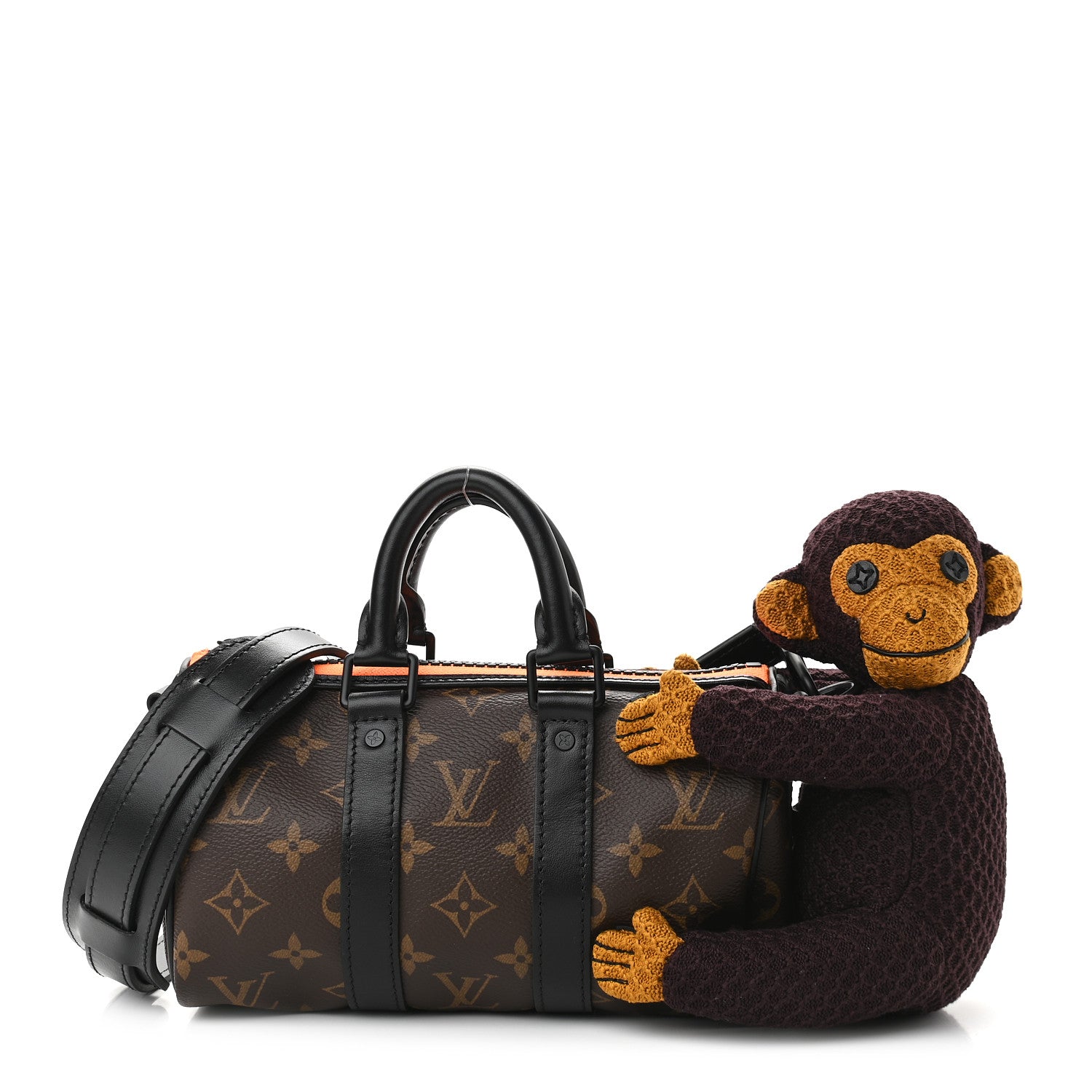 Louis Vuitton Monogram Monkey Puppet LV Friends Keepall XS 1 of 7