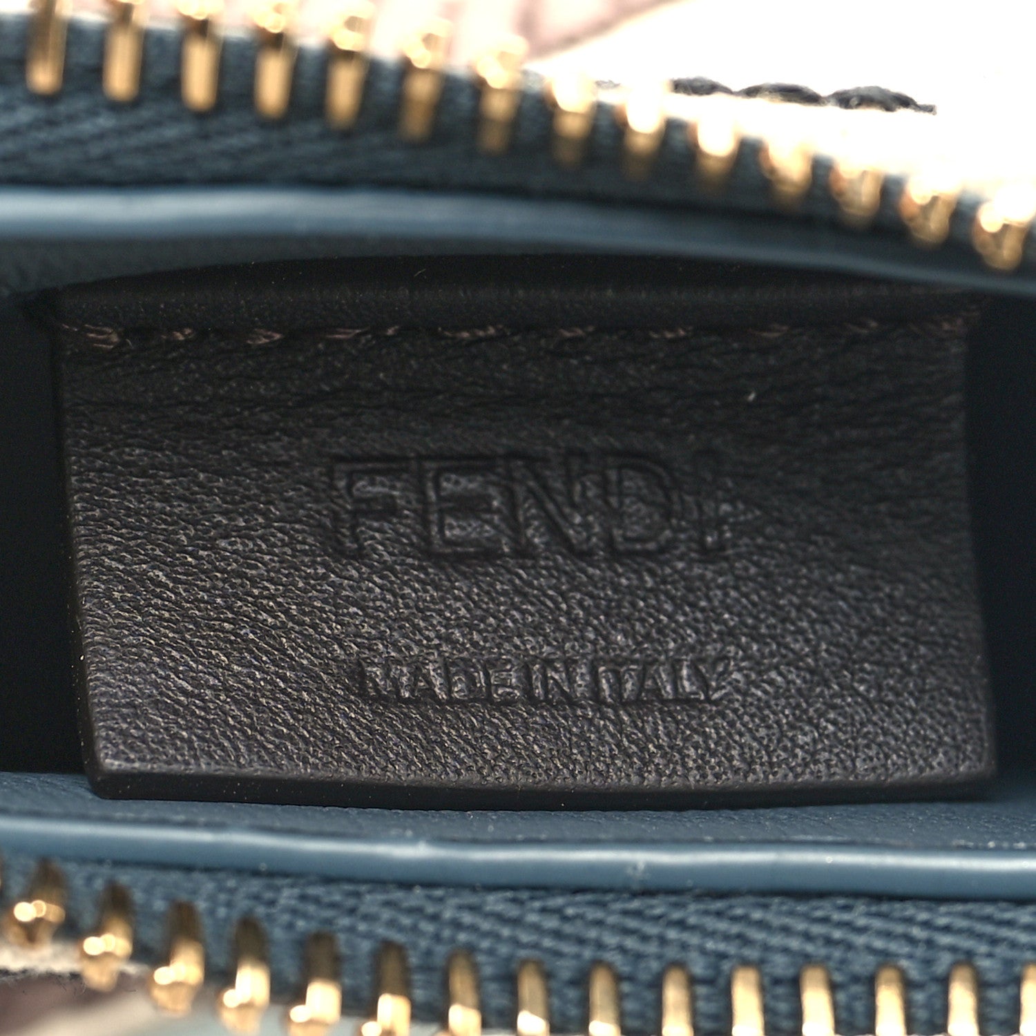 Fendi Canvas Vitello Grace FF Multicolor Embroidered Nano Fendigraphy Hobo Charm Multicolor Gianduia Anice 7 of 10