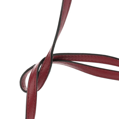 Fendi Nappa Elaphe Monster Eyes Mini Peekaboo Iconic Satchel Ruby Bois de Rose Natural 17 of 18