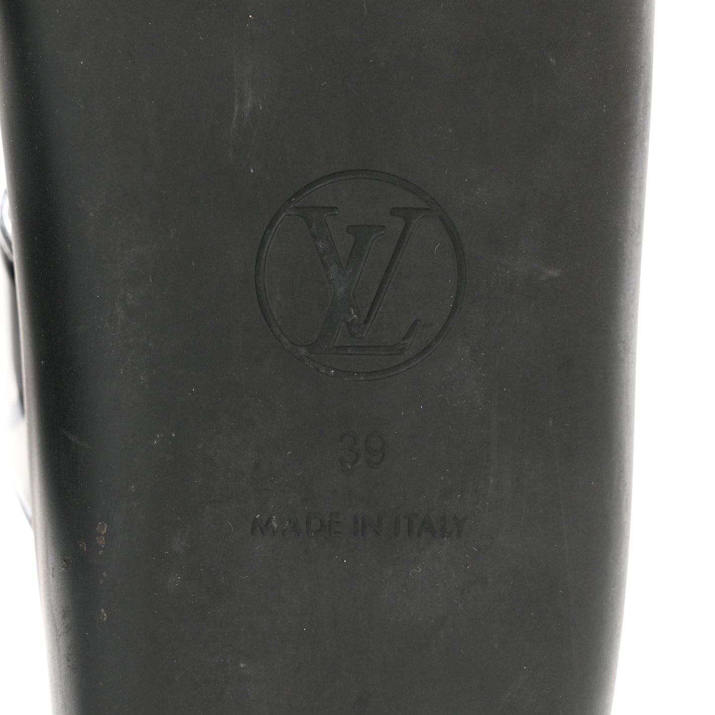 Monogram Sunbath Flat Mule Sandals 39 Black