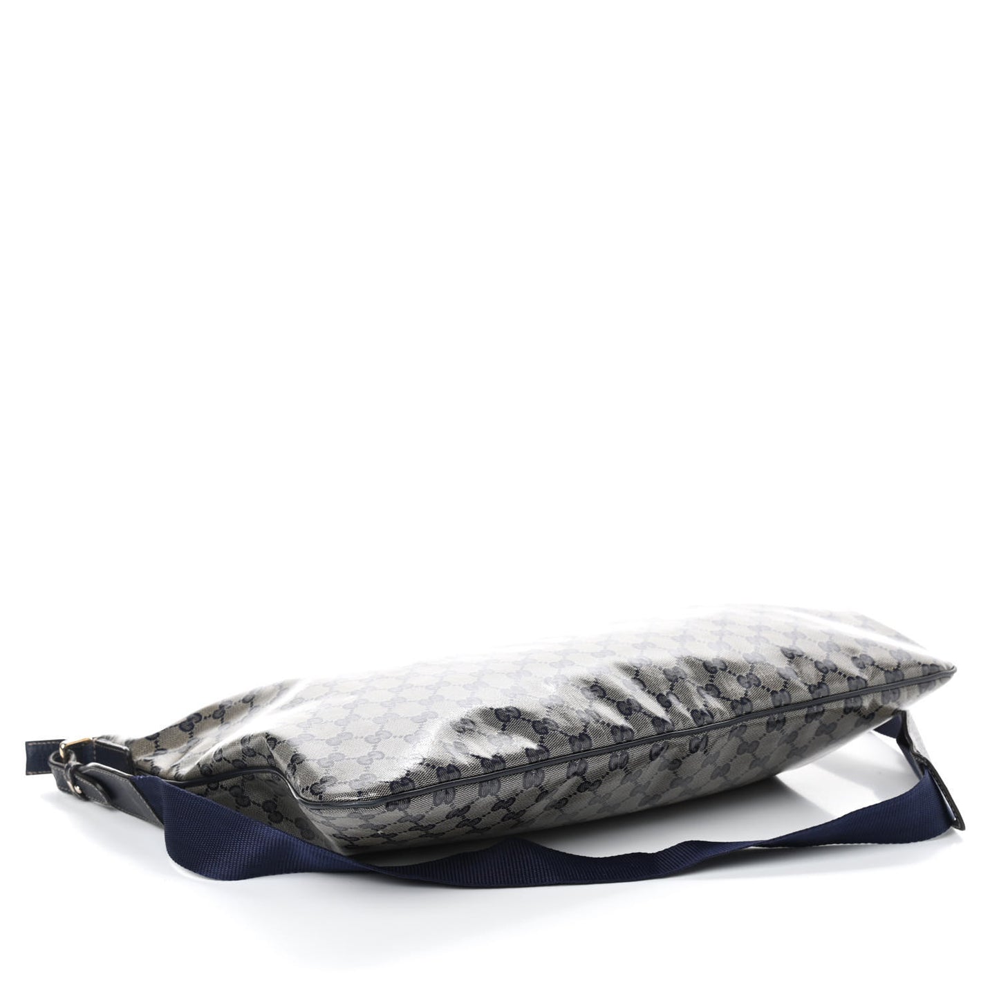 Crystal Monogram Messenger Bag Navy