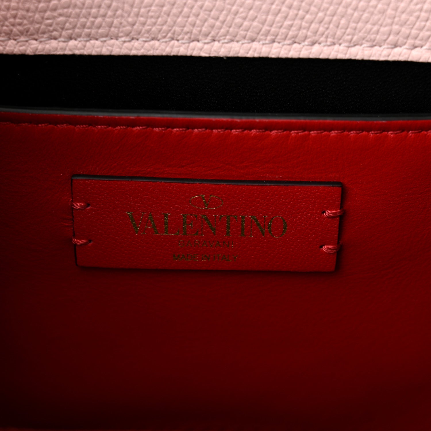 Valentino Garavani Grainy Calfskin Small VSling Shoulder Bag Water Rose 6 of 9