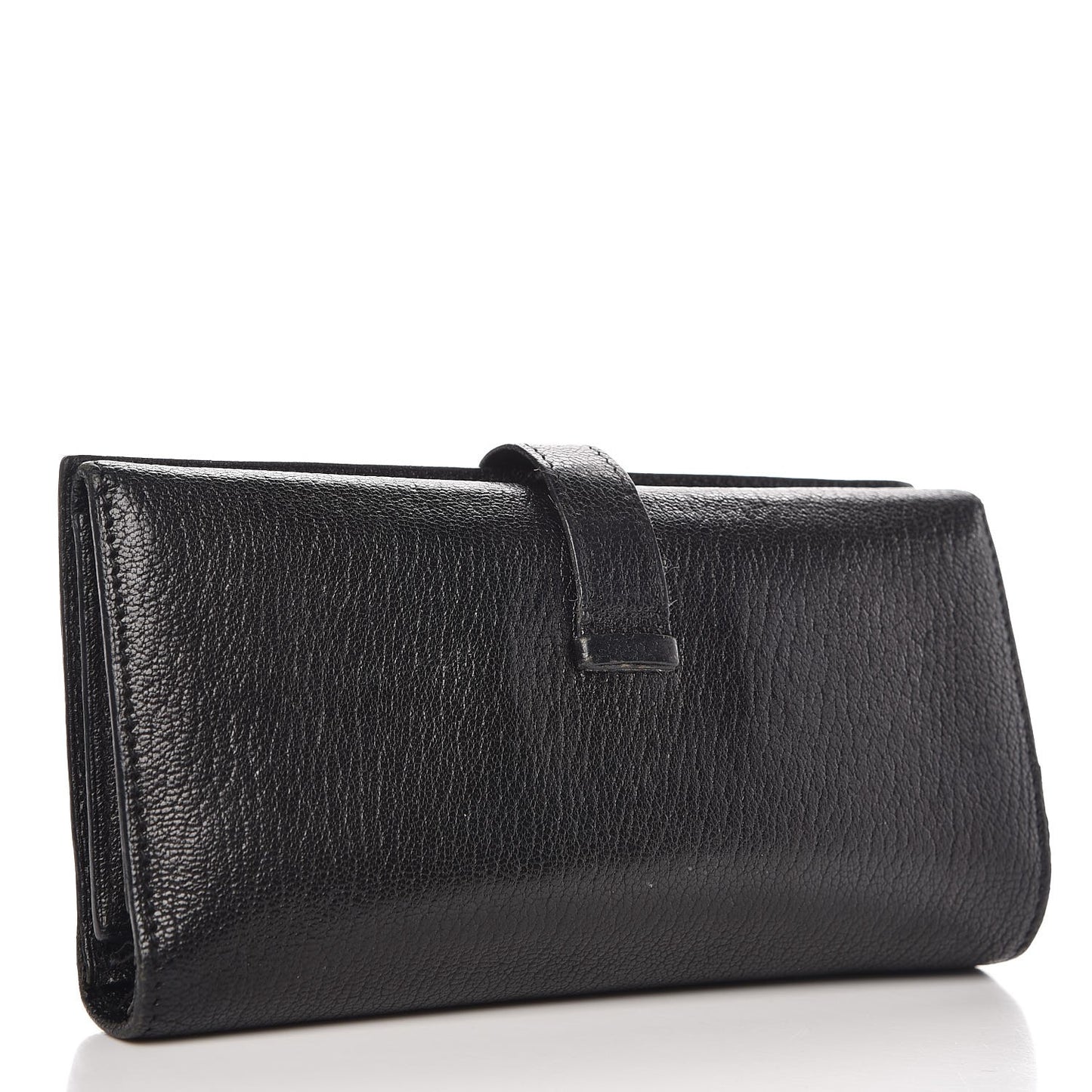 Chevre Mysore Tri-Fold Bearn Wallet Black