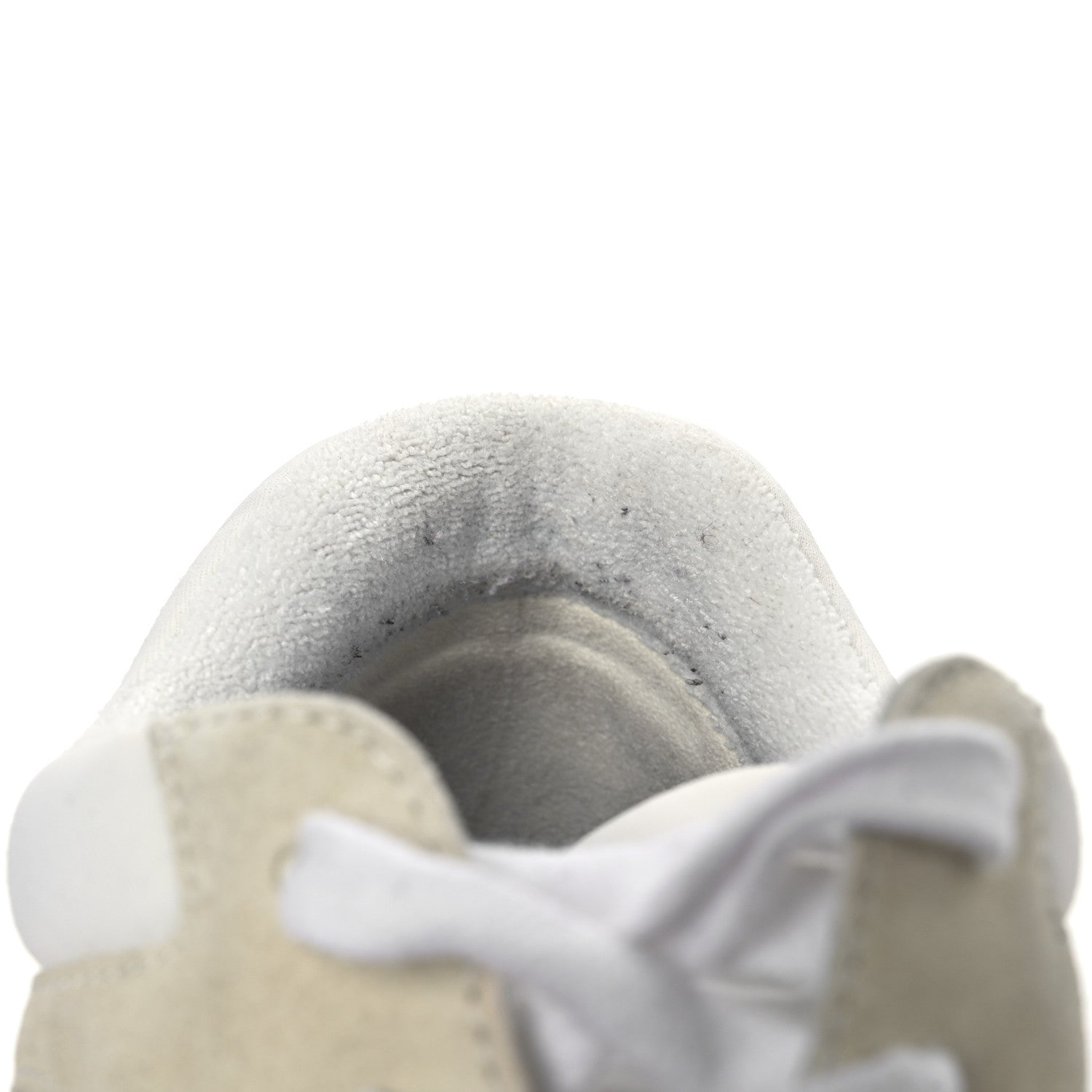 Chanel Suede Calfskin Fabric CC Sneakers 39.5 White 13 of 13