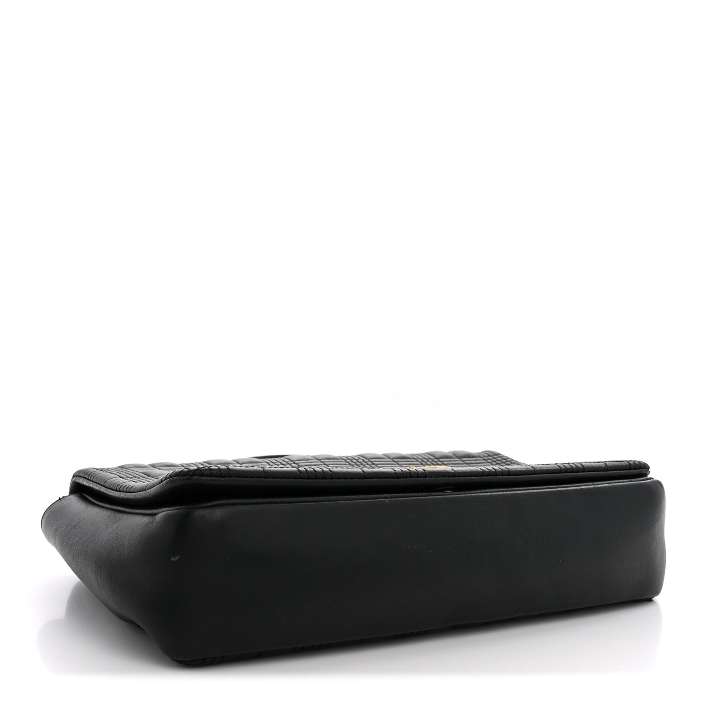 Lambskin Quilted Medium Lola Bag Black