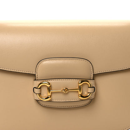 Gucci Azalea Calfskin Horsebit 1955 Shoulder Bag Bubble Tea 13 of 19