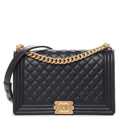 Chanel Caviar Quilted New Medium Boy Flap Black 1 of 14