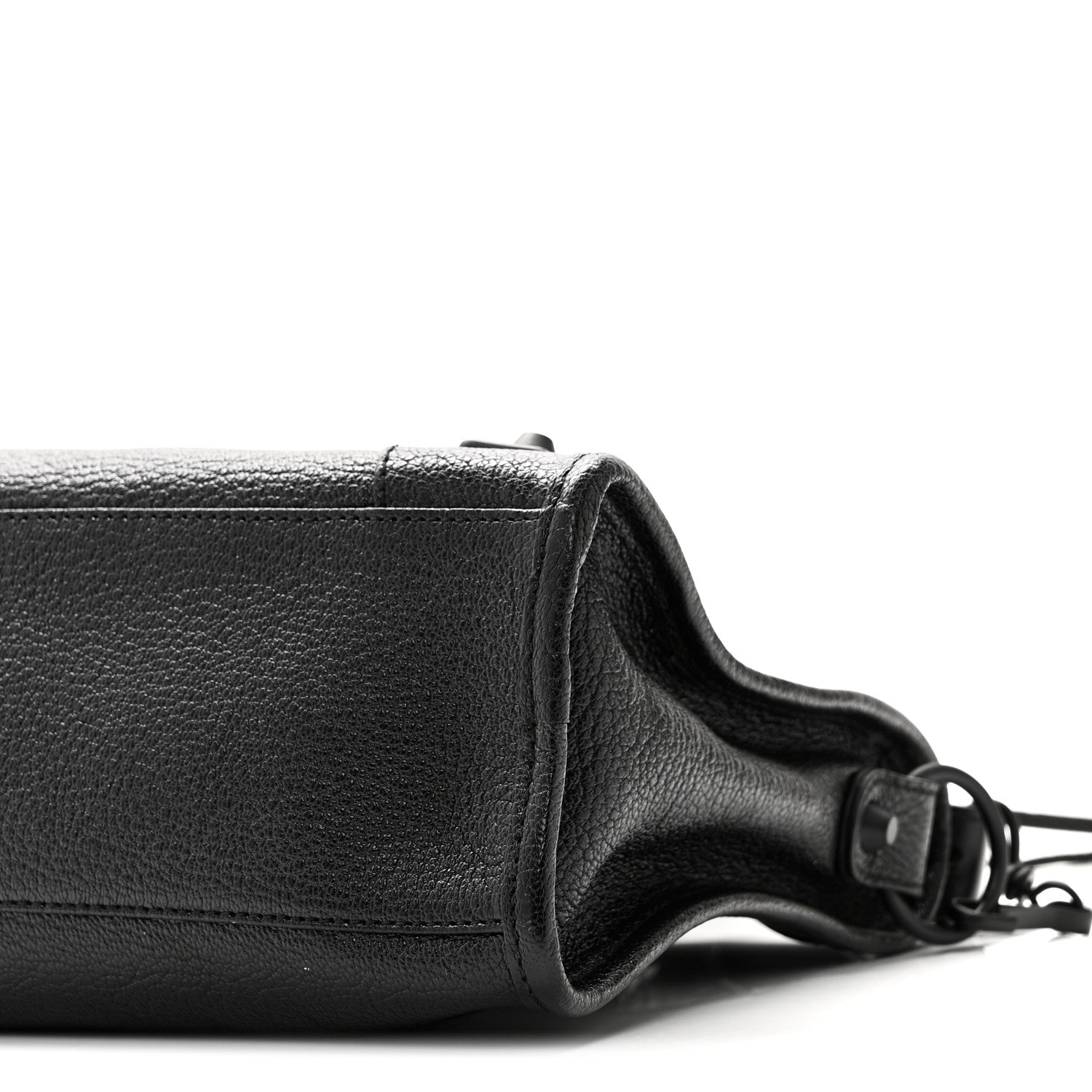 Balenciaga Chevre Black Metallic Edge Hardware S City Black 10 of 10