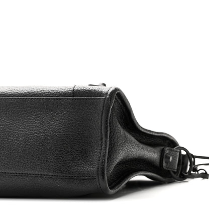 Balenciaga Chevre Black Metallic Edge Hardware S City Black 10 of 10