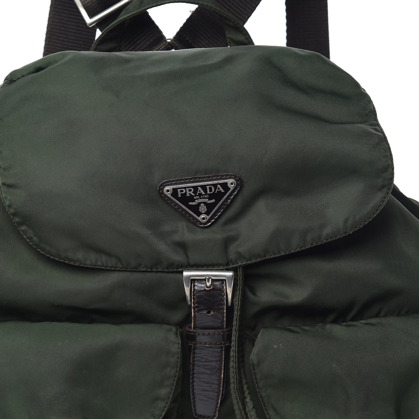 Nylon Vela Medium Backpack Green