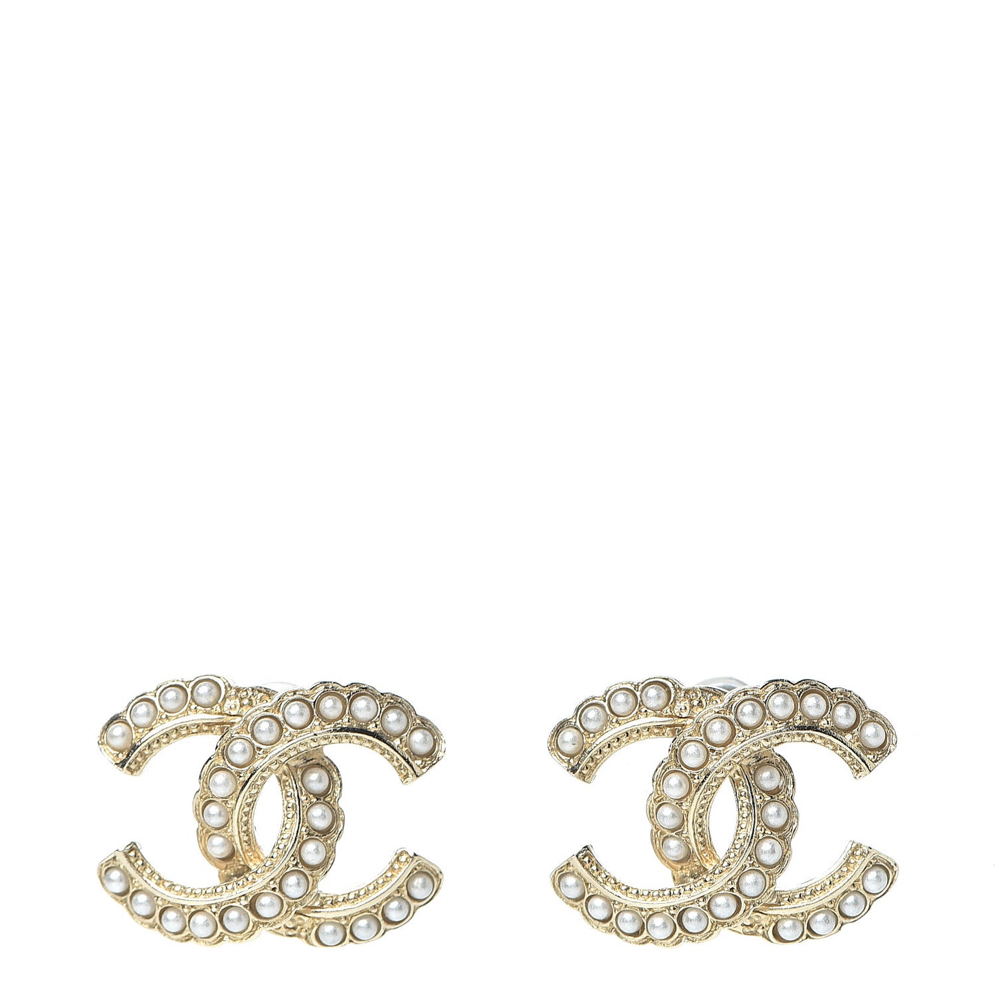 Pearl Queen of France CC Earrings Gold