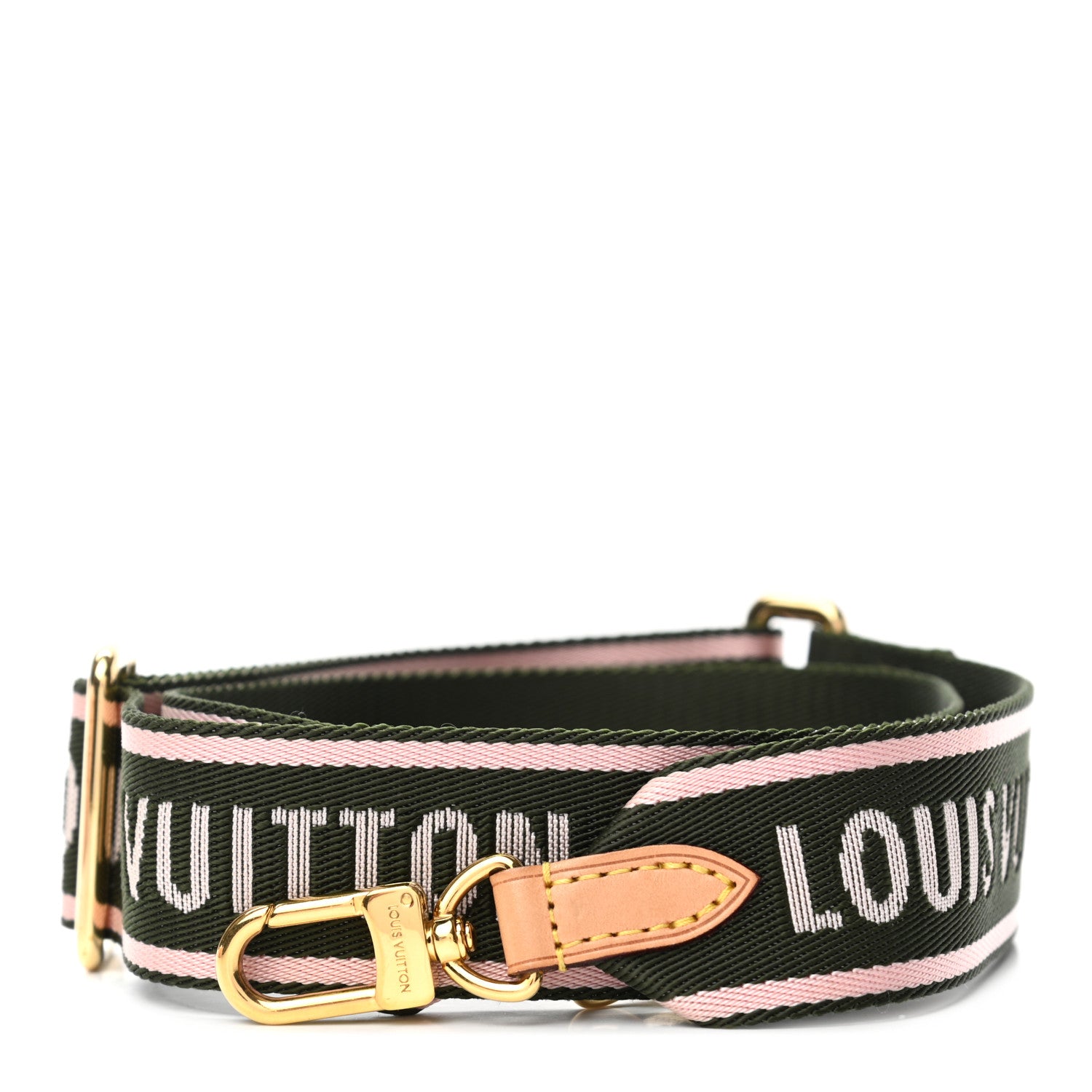 Louis Vuitton Nylon Bandouliere Shoulder Strap Kaki 1 of 4