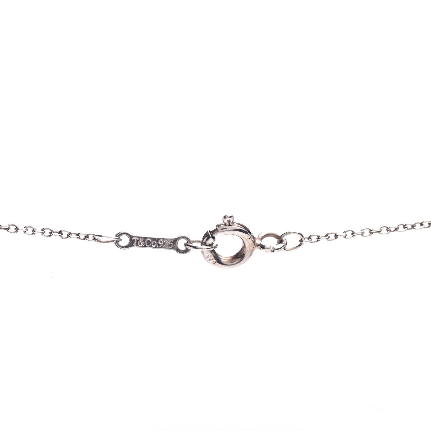 Tiffany Sterling Silver Small Paloma Picasso Loving Heart Pendant Necklace 3 of 3