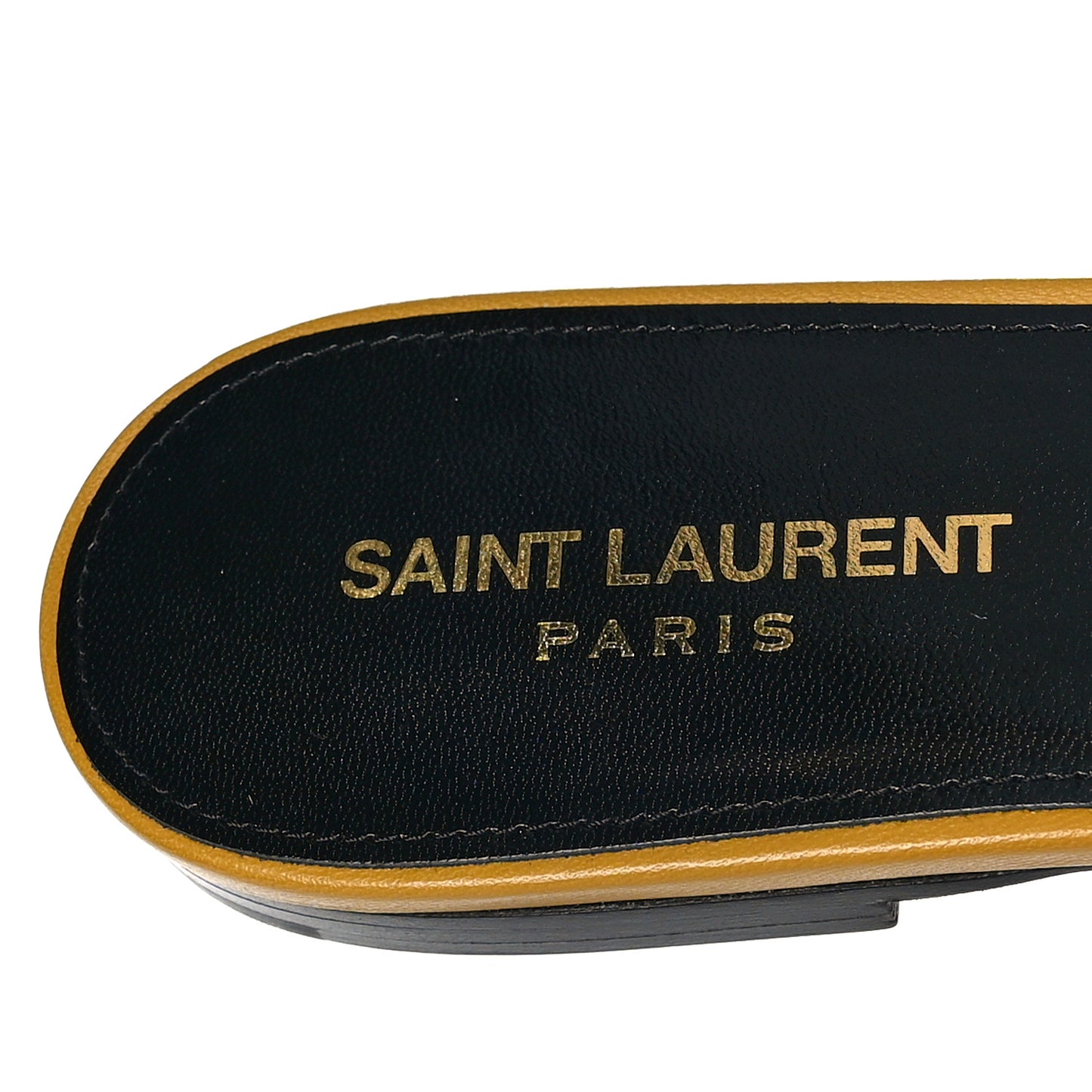 Calfskin Tribute 05 Slide Sandals 40 Safari Kaki