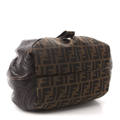 Fendi Zucca Nappa Nuvolata Vitello Tortuga Small Spy Tobacco Moro 4 of 10