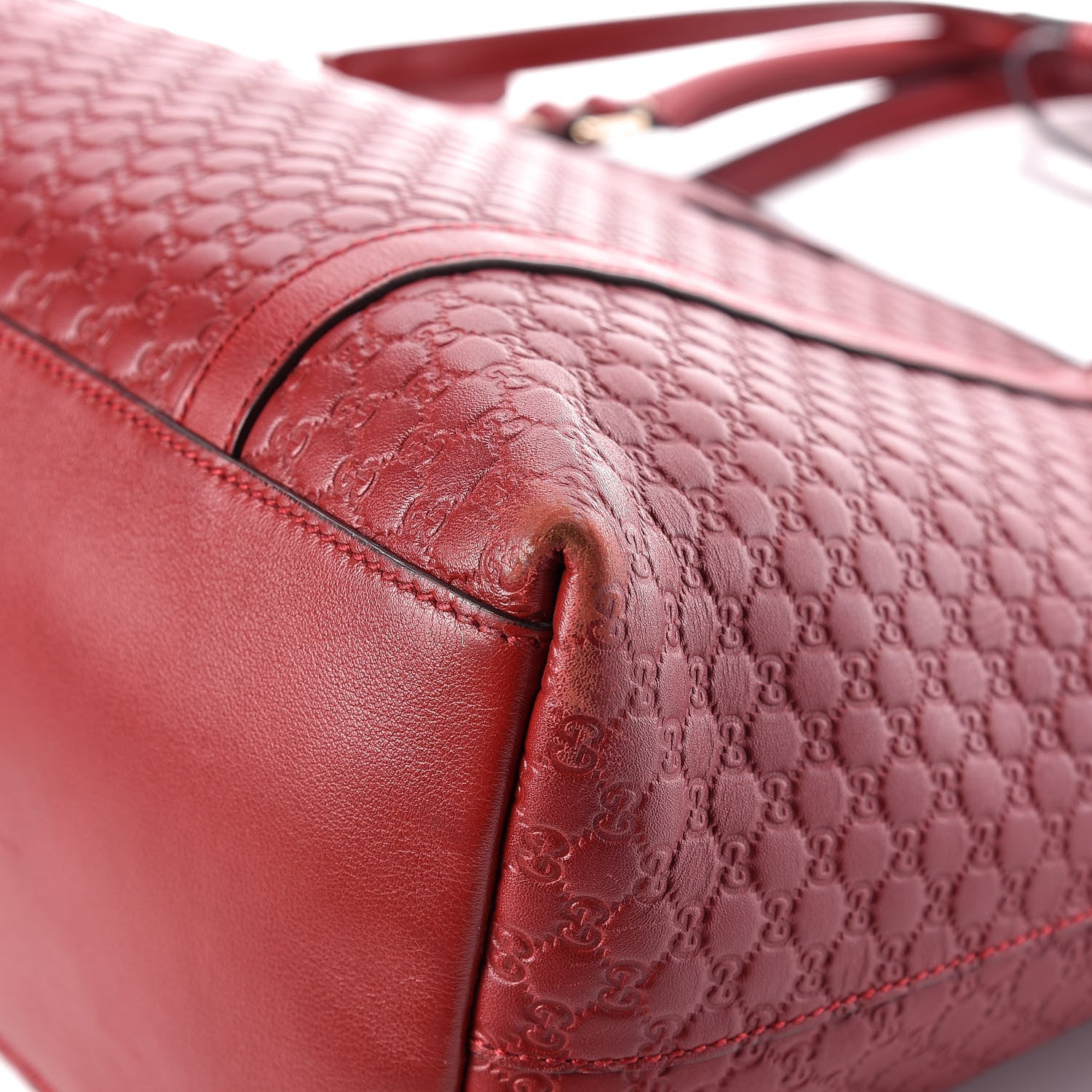 Gucci Soft Microguccissima Dome Satchel Red 15 of 19