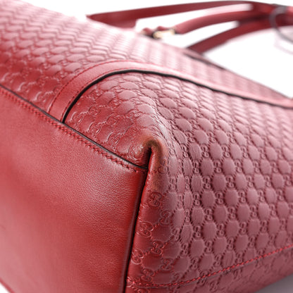 Gucci Soft Microguccissima Dome Satchel Red 15 of 19