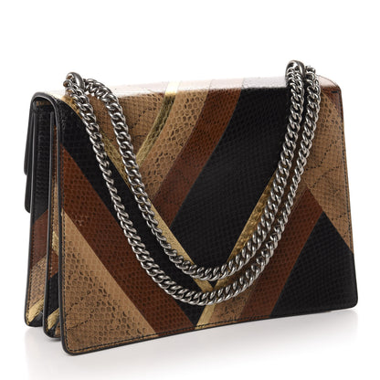 Gucci Ayers Snakeskin Chevron Medium Dionysus Shoulder Bag Multicolor 2 of 10