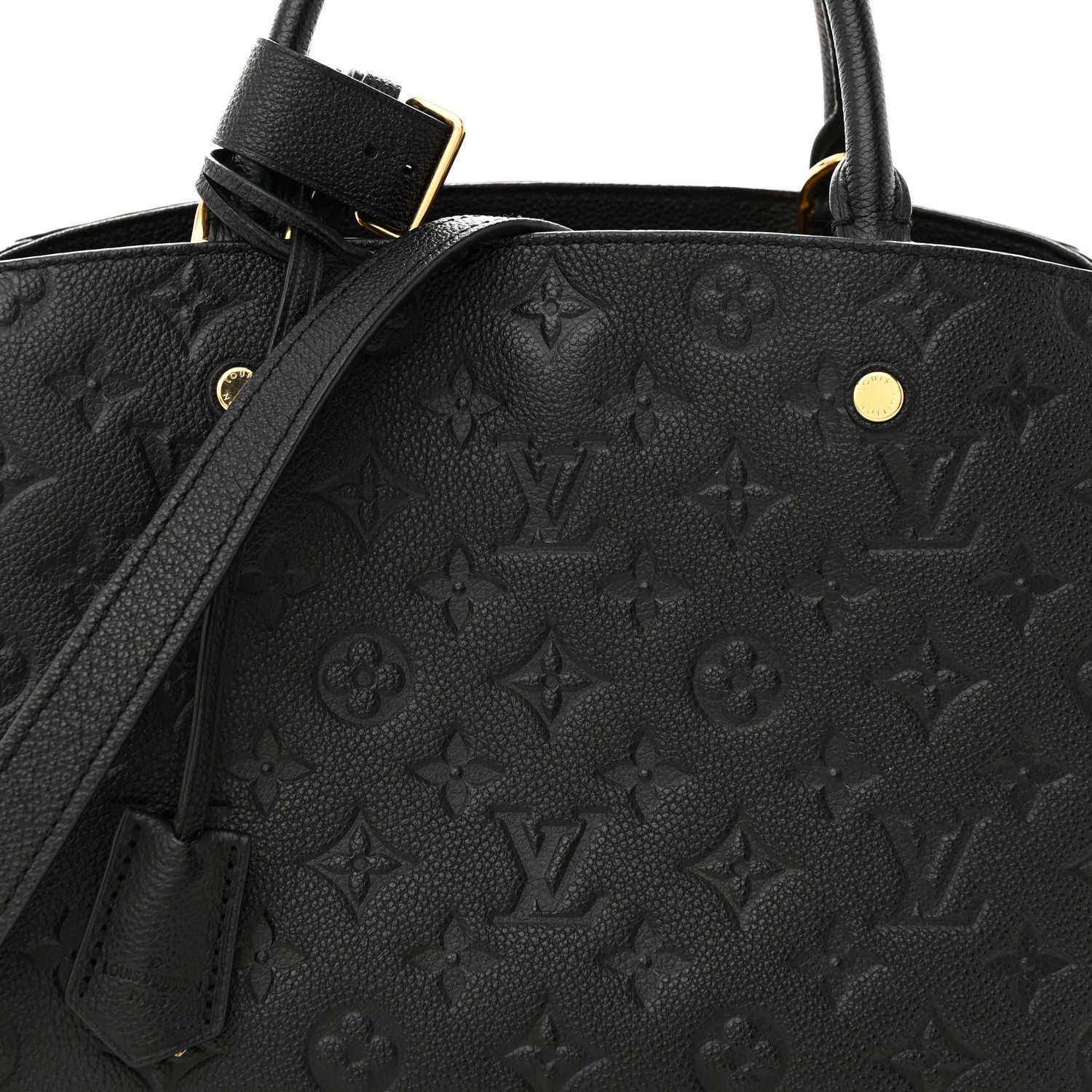 Louis Vuitton Empreinte Montaigne MM Black 9 of 12