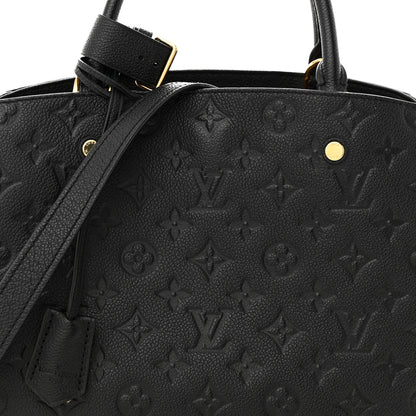 Louis Vuitton Empreinte Montaigne MM Black 9 of 12
