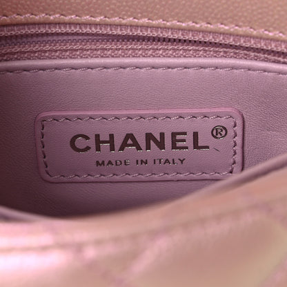 Chanel Iridescent Caviar Quilted Extra Mini Coco Handle Flap Light Pink 6 of 10