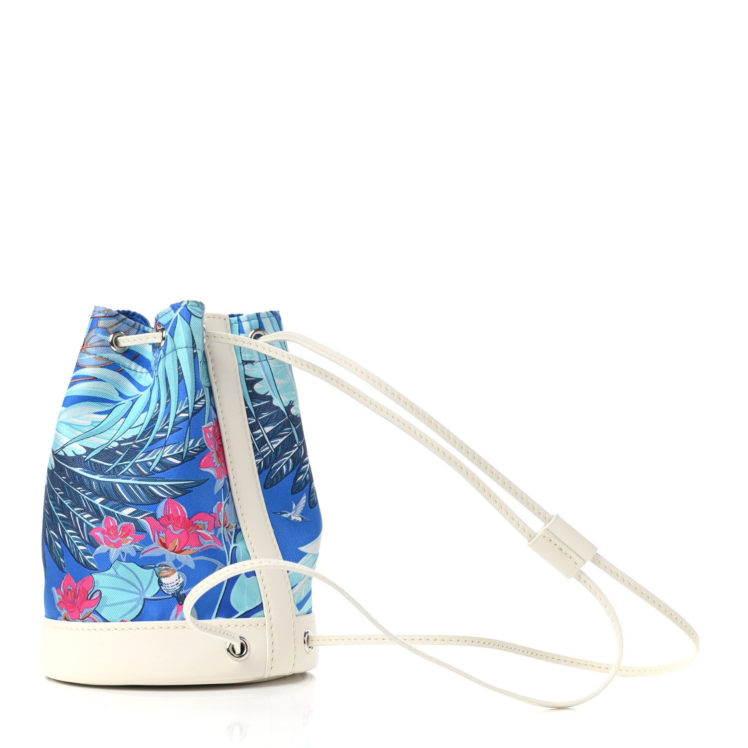 Hermes Silk Swift Flamingo Party Small Soie Cool Mykonos White 3 of 9