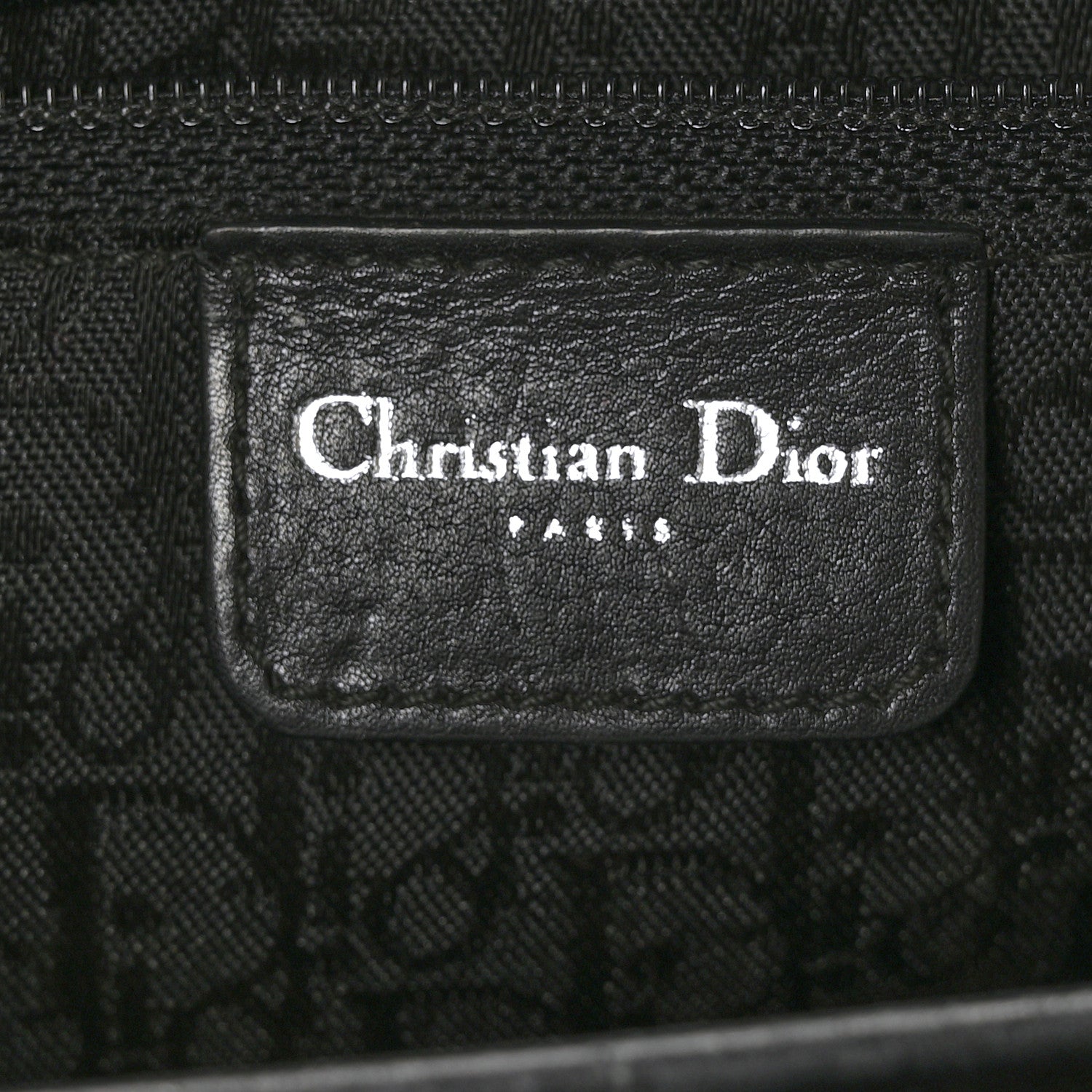 Christian Dior Calfskin Cannage Stitched Small Lady East West Lady Dior Black 6 of 12