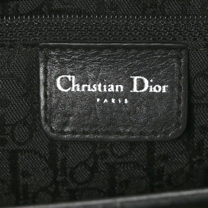 Christian Dior Calfskin Cannage Stitched Small Lady East West Lady Dior Black 6 of 12