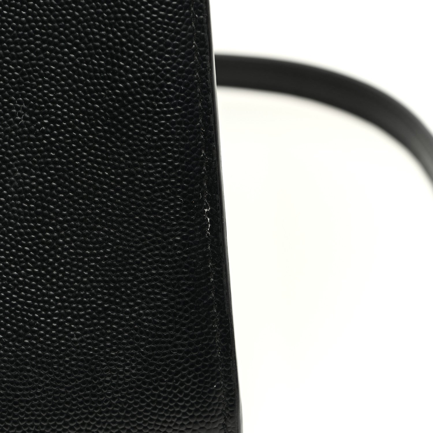 Saint Laurent Grain de Poudre Mini Classic Monogram Cassandra Top Handle Black Rouge Legion 11 of 11