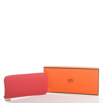 Hermes Epsom Silk'in Wallet Bougainvillea 5 of 14