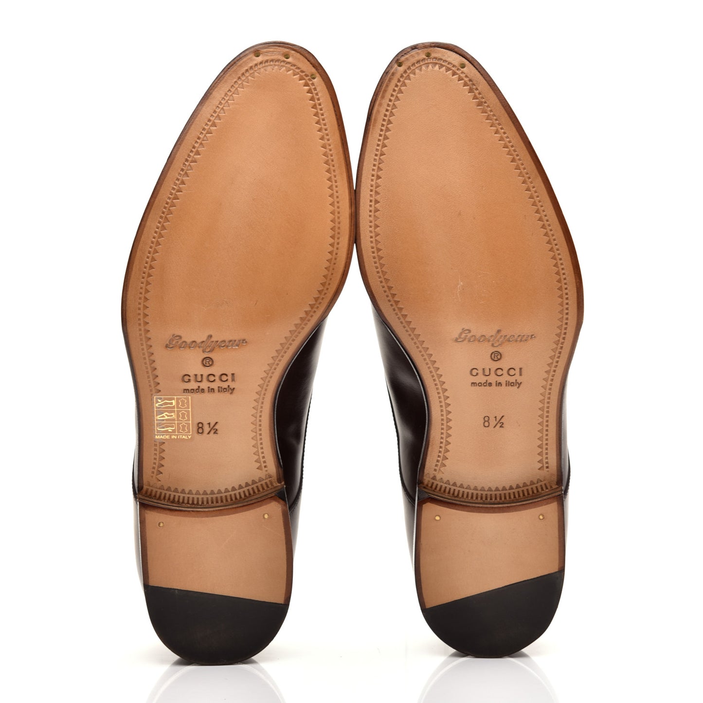 Calfskin Mens Captoe Oxford Loafers 8.5 Cocoa