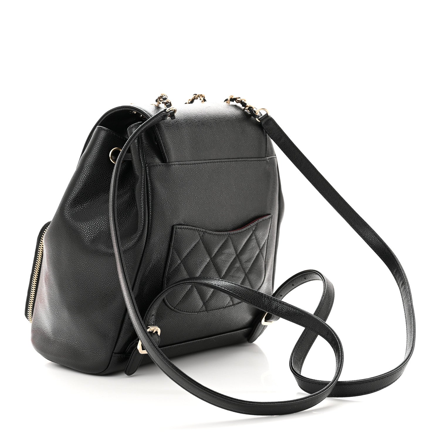 Chanel Caviar Quilted Business Affinity Backpack Black 3 of 10