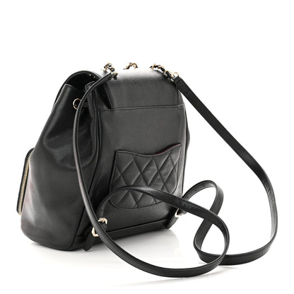 Chanel Caviar Quilted Business Affinity Backpack Black 3 of 10
