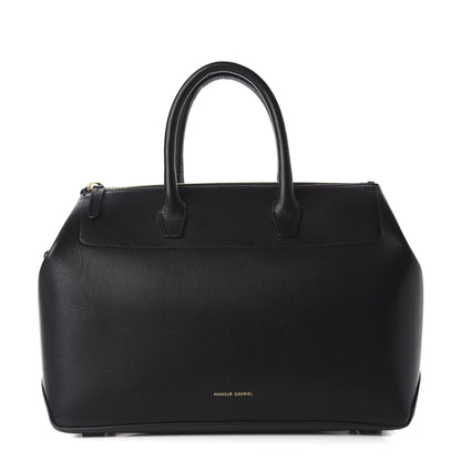 Mansur Gavriel Calfskin Mini Travel Crossbody Bag Black Flamma 1 of 9
