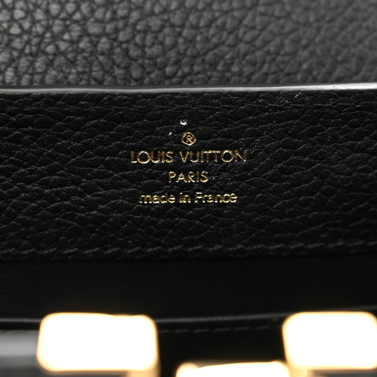 Louis Vuitton Taurillon Mini Capucines Black 6 of 9