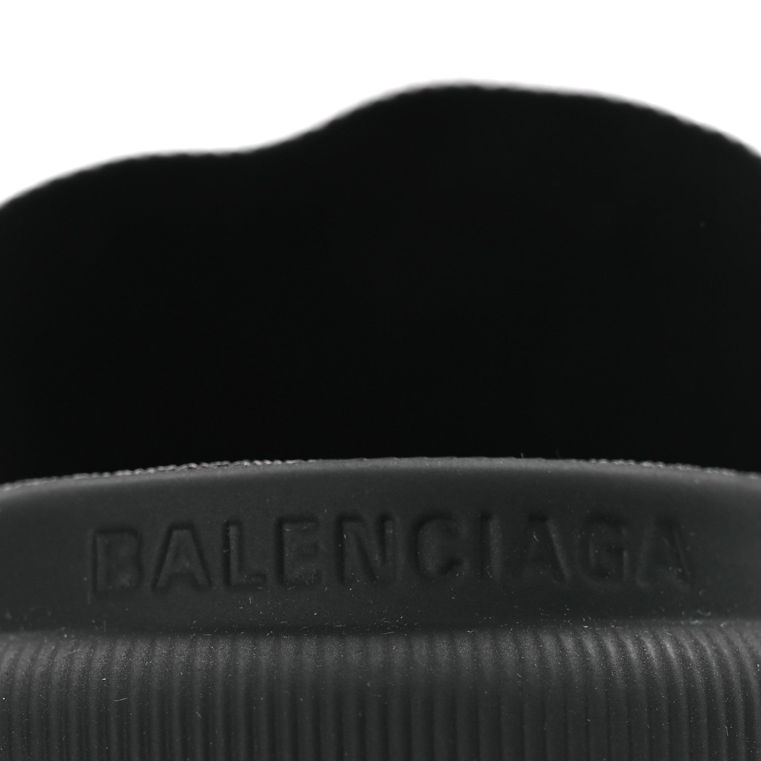 Balenciaga Technical 3D Recycled Knit Womens Speed 2.0 Slide Sandals 39 Black 9 of 11