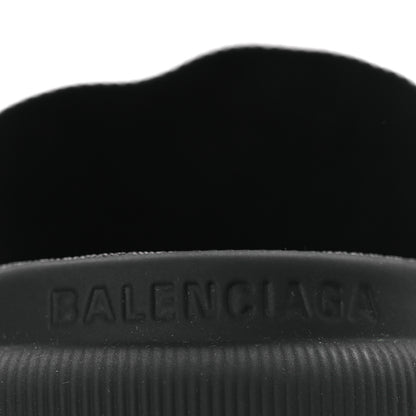 Balenciaga Technical 3D Recycled Knit Womens Speed 2.0 Slide Sandals 39 Black 9 of 11