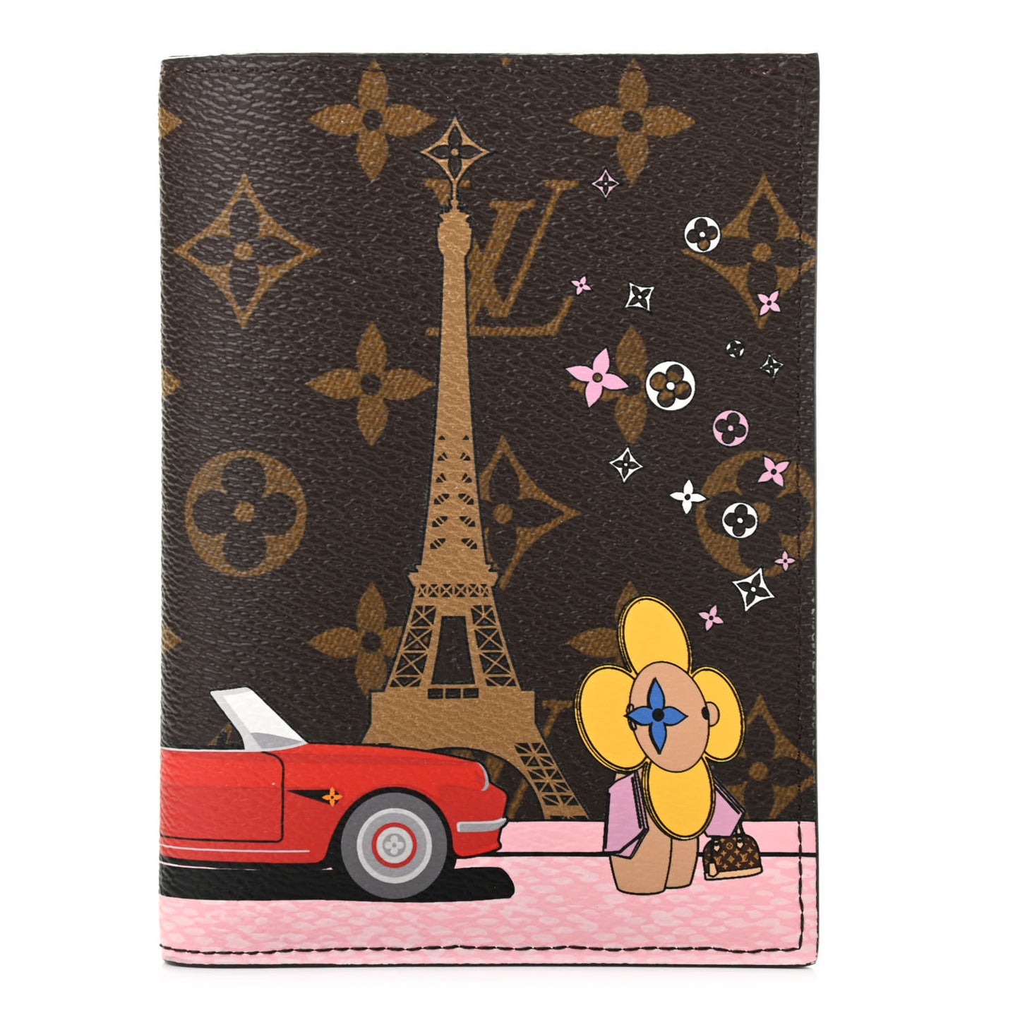 Monogram 2019 Christmas Animation Passport Cover Rouge