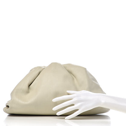 Bottega Veneta Smooth Butter Calf The Pouch Oversized Clutch Mist 2 of 8