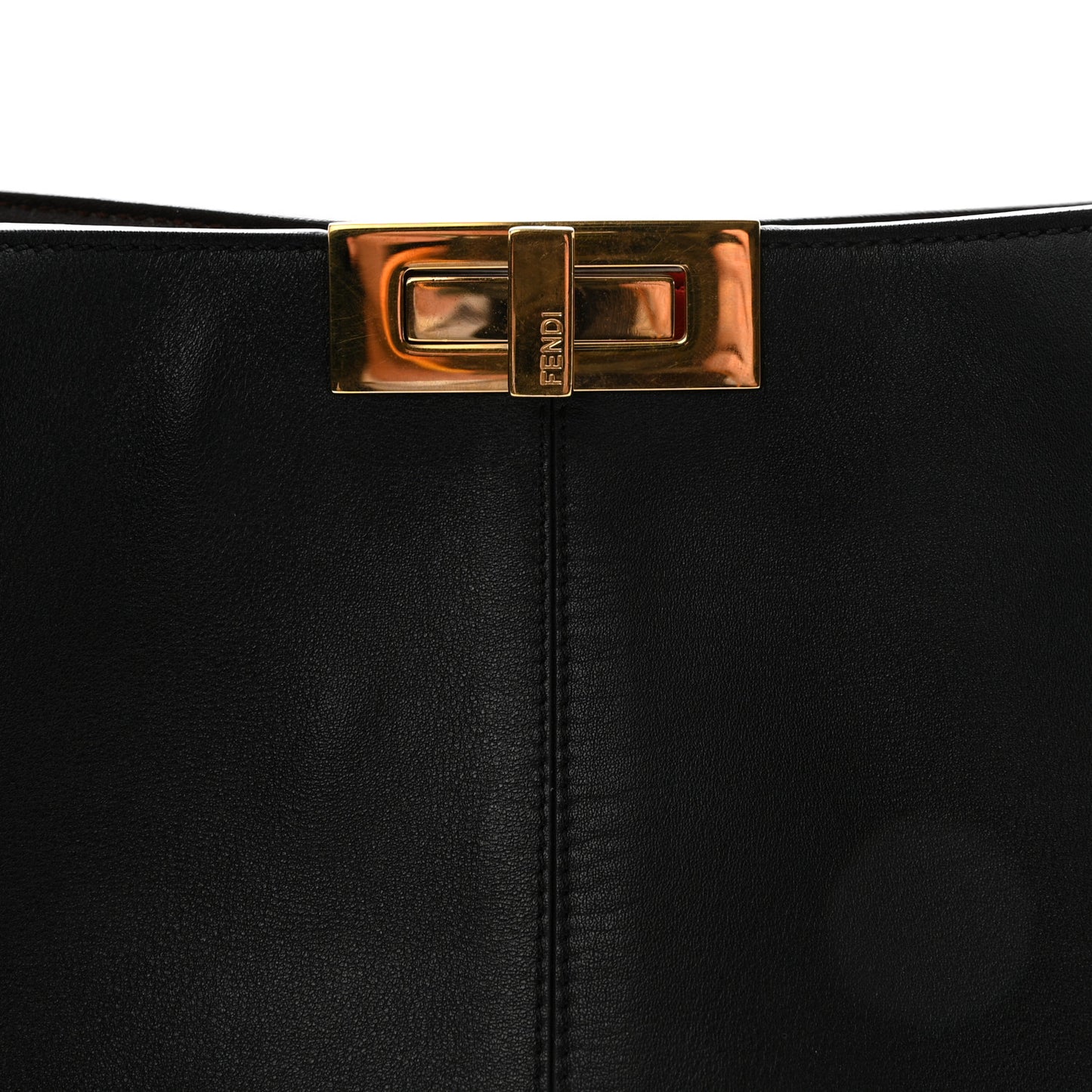 Vitello Seta Century Large Peekaboo X-Lite Black Fragola
