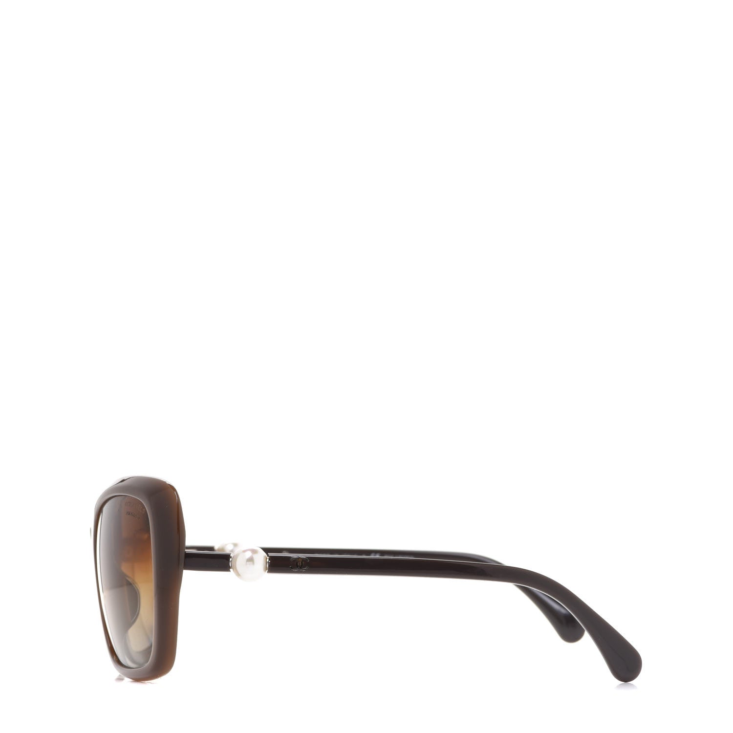 Chanel Pearl Polarized Square Sunglasses 5303-H Brown 3 of 7