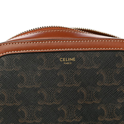 Celine Triomphe Canvas Small Camera Bag Tan 11 of 12