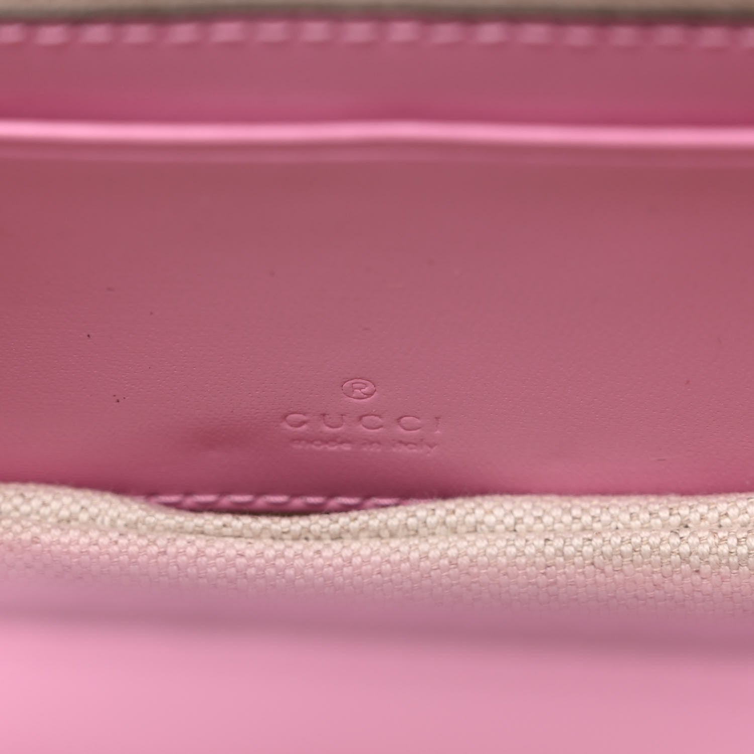 Gucci Boarded Dyana Lux Calfskin Web Mini Bamboo 1947 Top Handle Bag Nice Pink 6 of 9