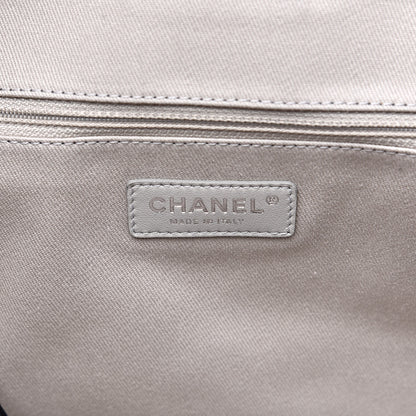 Chanel Glazed Calfskin Large Deauville Tote Black 6 of 11