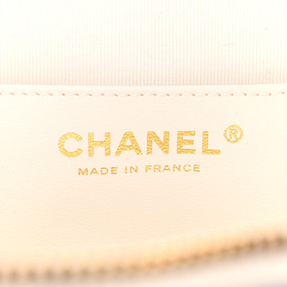 Chanel Lambskin Quilted CC In Love Heart Bag White 6 of 11