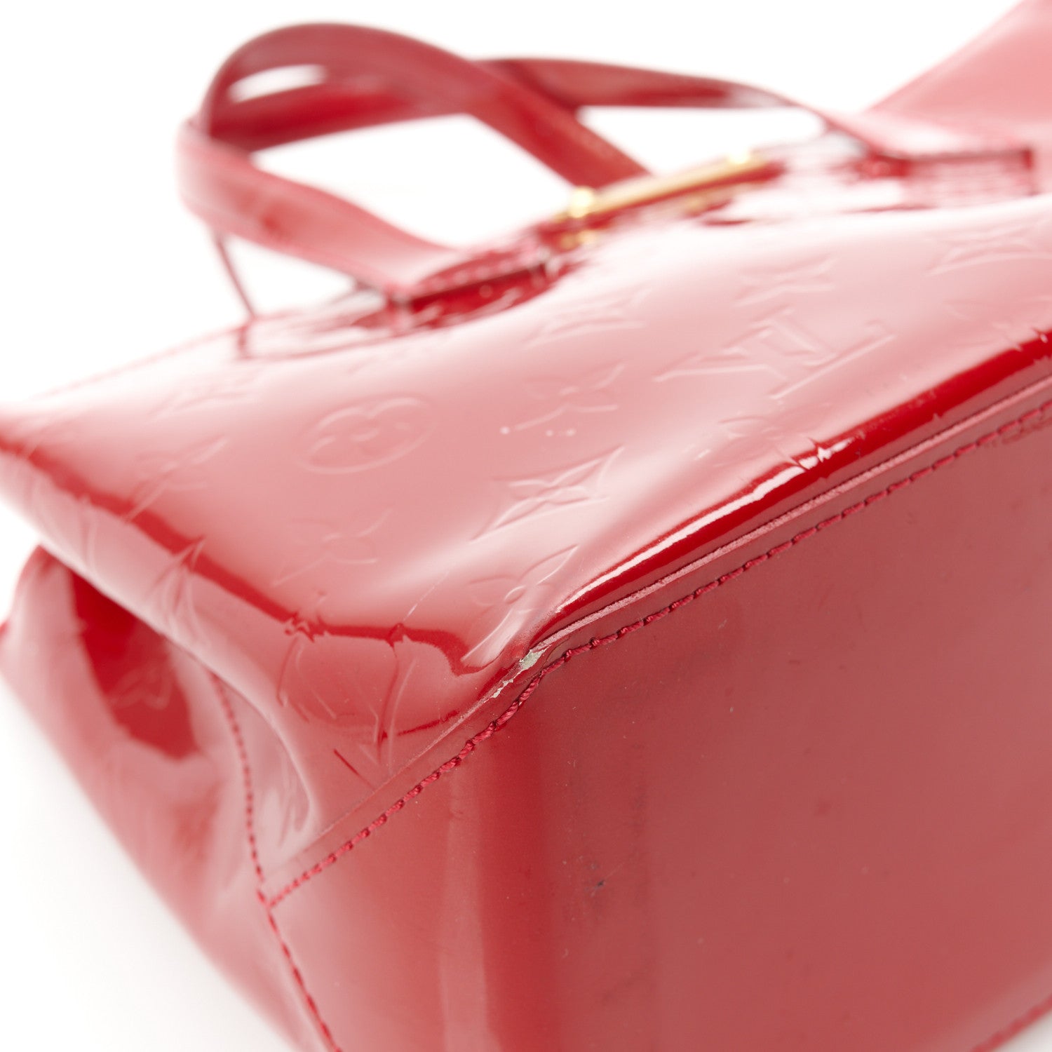 Louis Vuitton Vernis Wilshire PM Pomme D'Amour 12 of 13