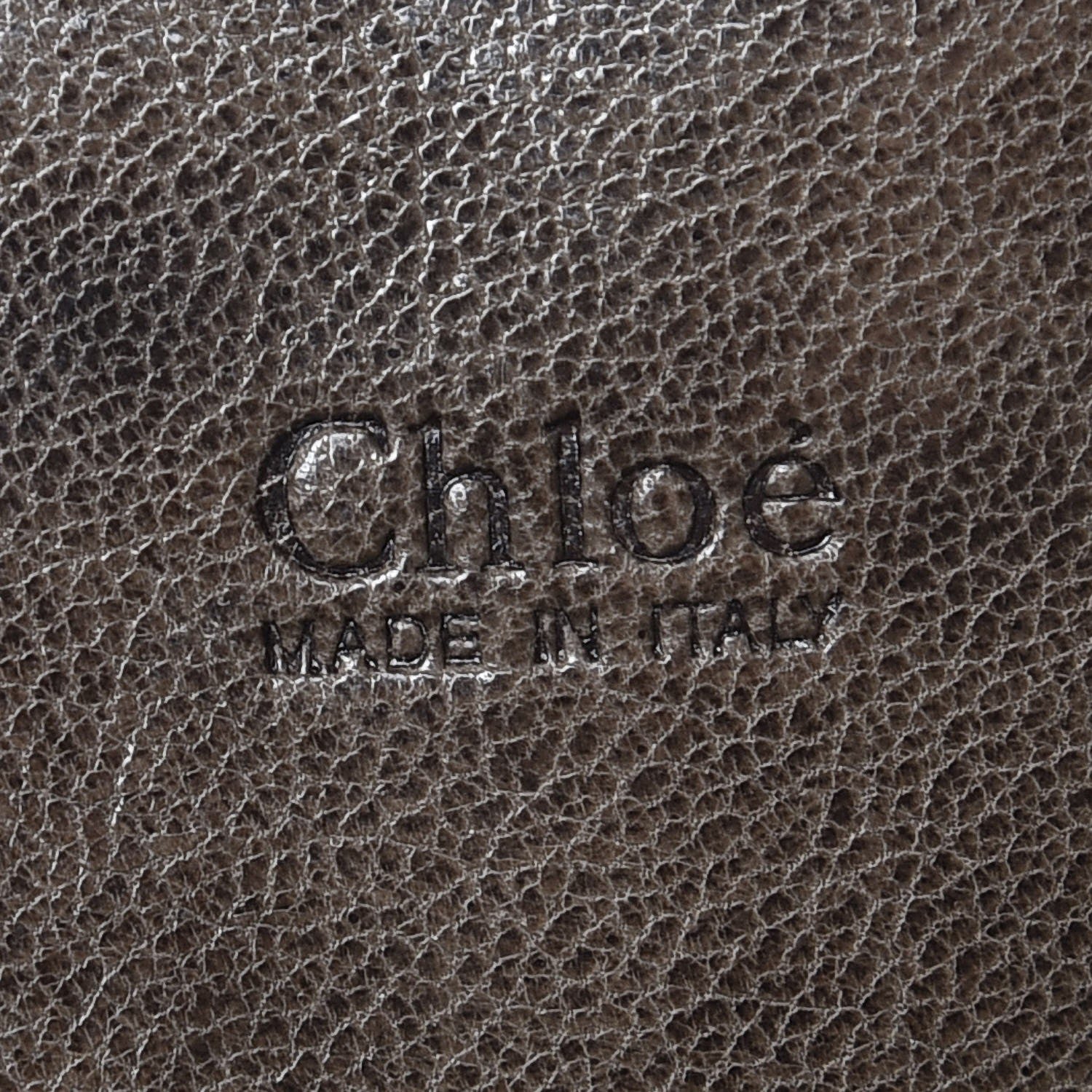 Chloe Lambskin Heloise Satchel Brown 6 of 14