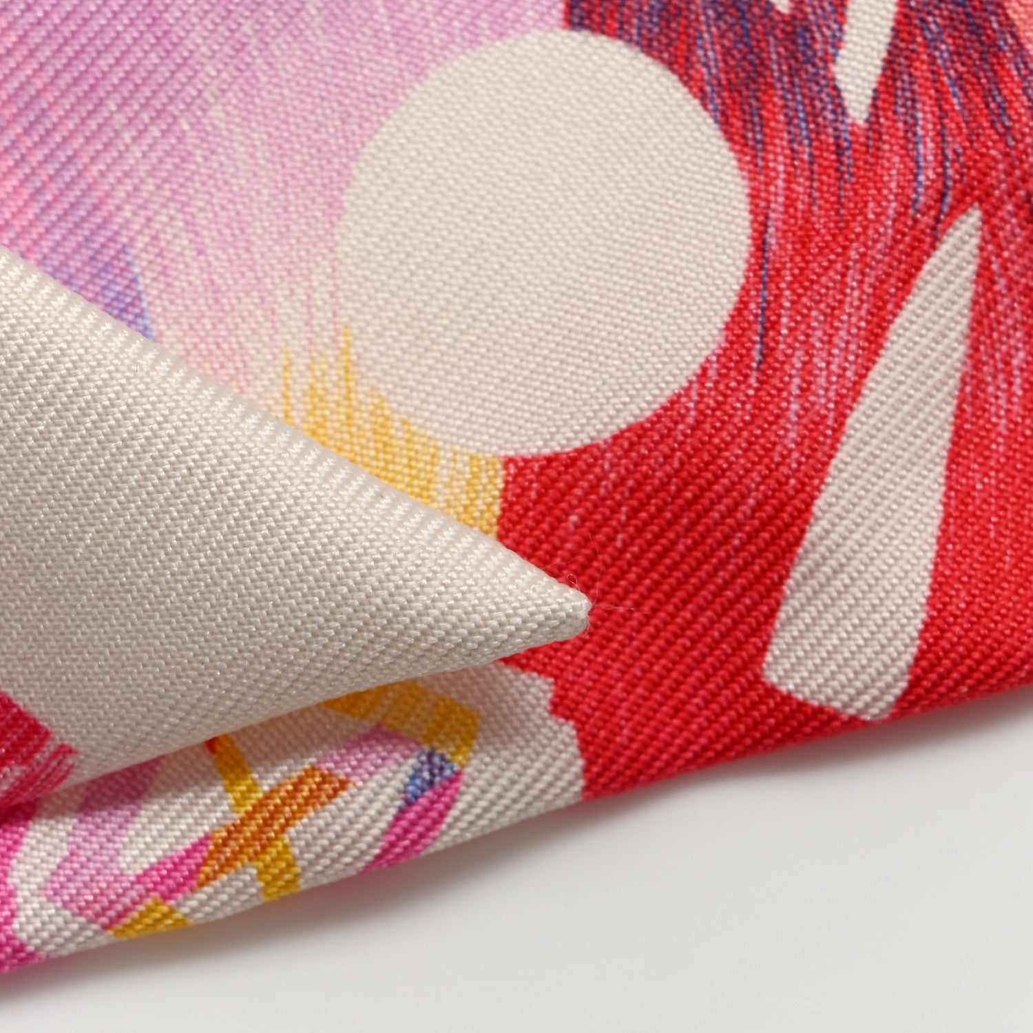 Hermes Silk Ex-Libris Marble Twilly Rose White Bleu 5 of 5