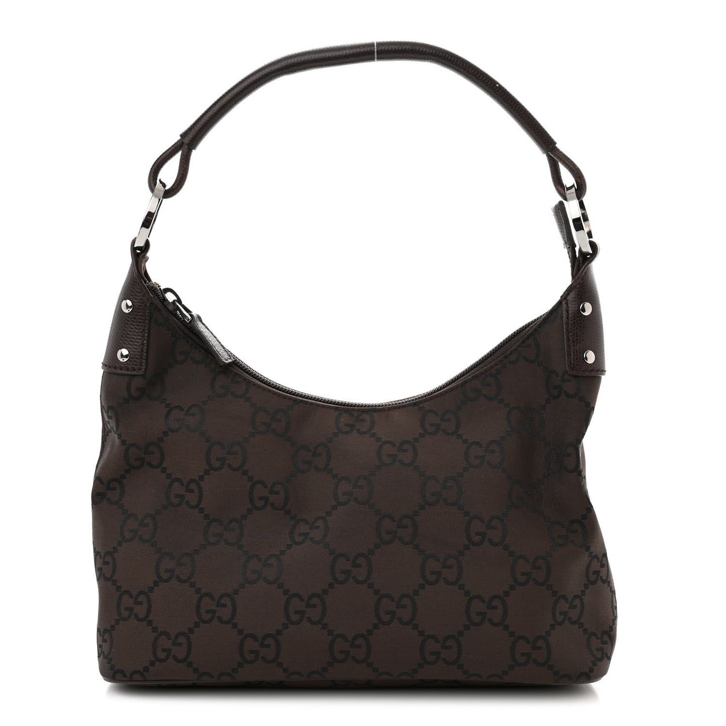 Monogram Classic Ring Small Hobo Brown